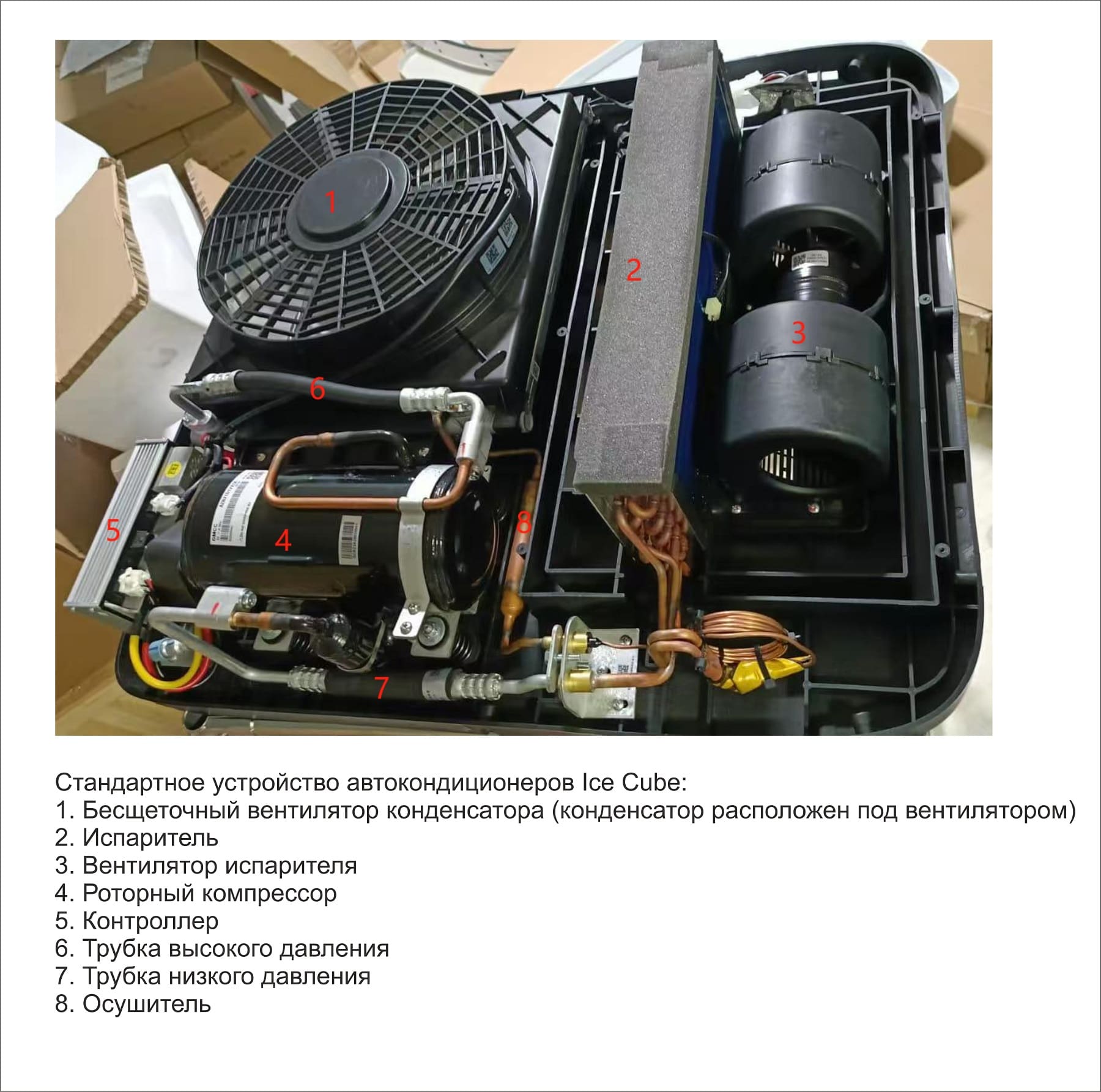 Кондиционер-моноблок автомобильный RS33 (24 В)
